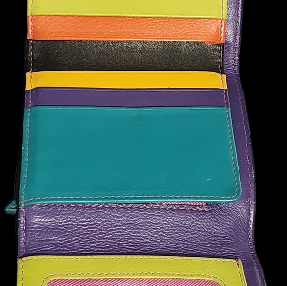 Colorful Tri-Fold RFID Wallet - Picture 8 of 8